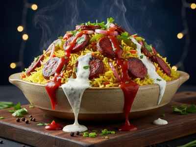 صورة بسمتي سجق مشوي